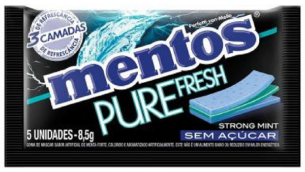 Mentos Strongmint Preto