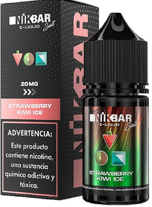 Nicsalt Nikbar Strawberry Kiwi Ice 30ml/20mg