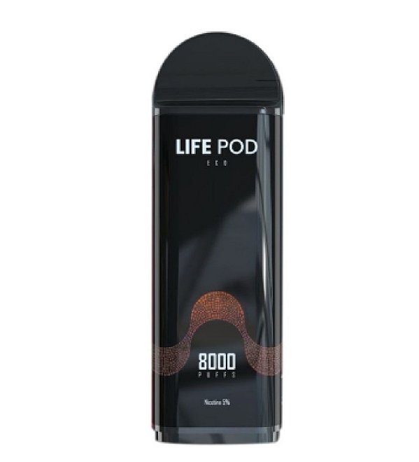 Refil Life Pod 8000 Puffs Caramel Coffe