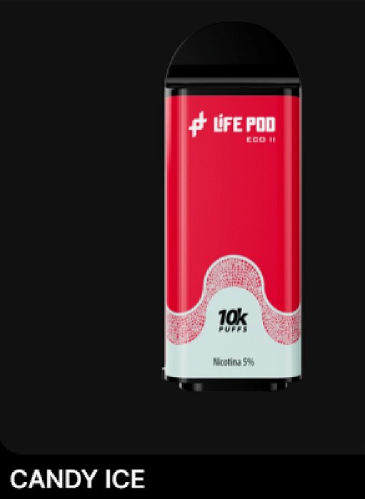 Refil Life Pod 10000 Candy Ice