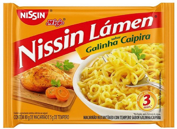 Miojo Nissin Galinha Caipira
