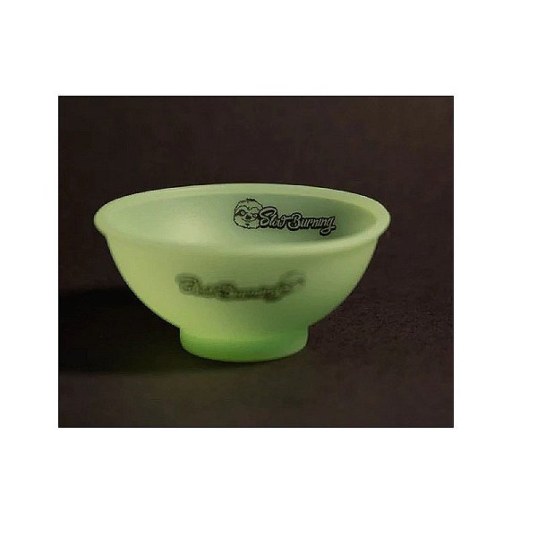 Cuia de Silicone Slow Burning 15ML Verde Fluorescente