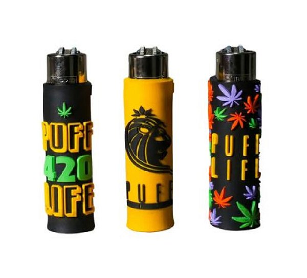 Isqueiro Puff Emborrachado - Puff Leaf