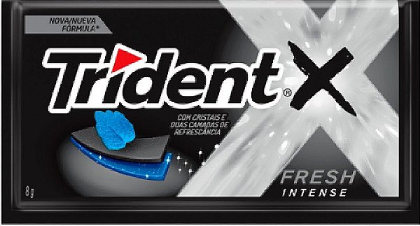 Trident Xsense Fresh Intense Preto 5s