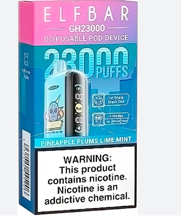 Elfbar Gh23000 Pineapple Plums Lime Mint