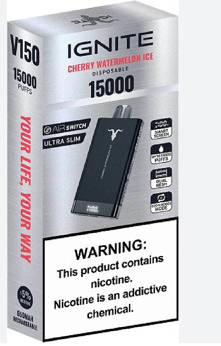 Ignite 15000 Puffs Cherry Watermelon Ice