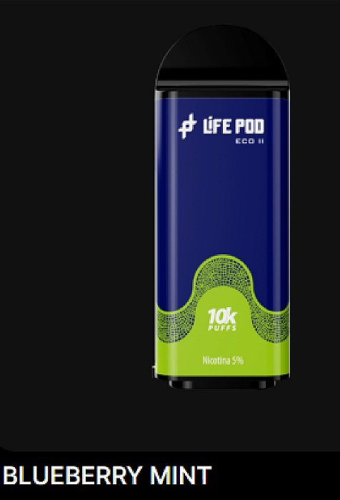 Refil Life Pod 10000 Blueberry Mint