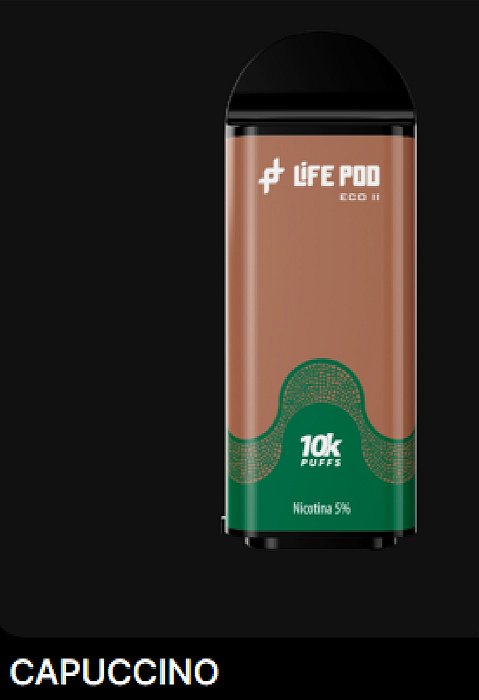 Refil Life Pod 10000 Capuccino
