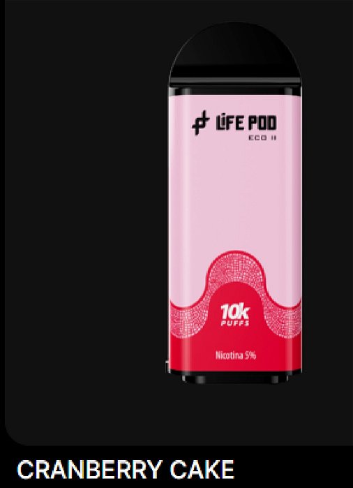 Refil Life Pod 10000 Cranberry Cake