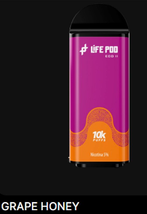 Refil Life Pod 10000 Grape Honey