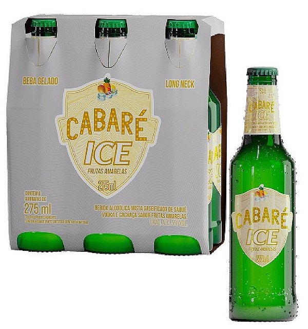 Cabare Ice Frutas Amarelas 275ML - 6und
