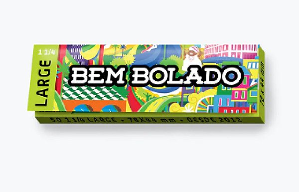 Seda Bem Bolado Verde Large 1 1/4 78x44mm