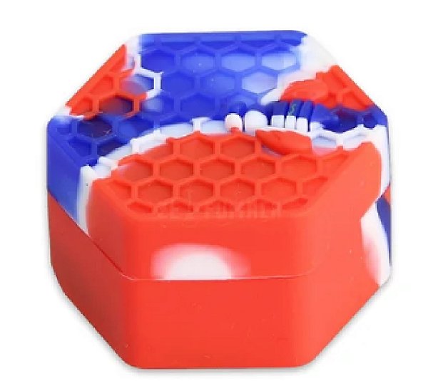 Slick Hexagonal Honey Azul/Branco