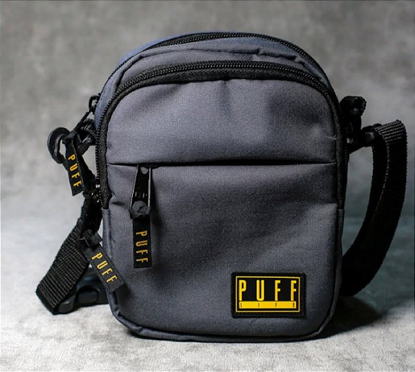 Shoulder Bag Puff Cinza