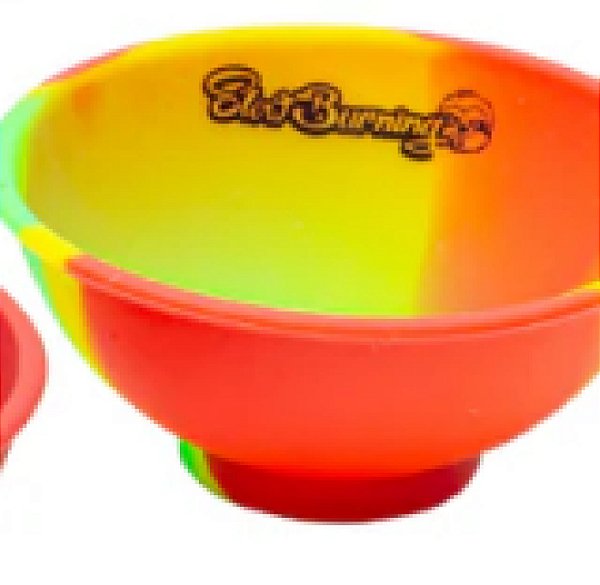 Cuia de Silicone Slow Burning 15ML Vermelho/Amarelo