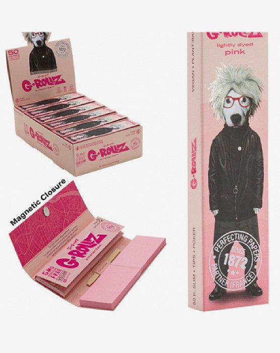 Seda + Piteira G.ROLLZ Pet Rock Soup Pink