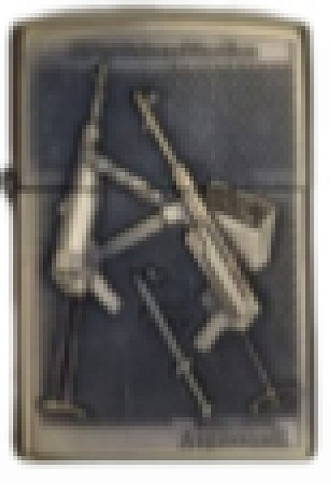 Isqueiro Kantai Dourado Armas