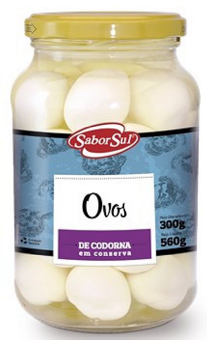 Ovo Codorna Sabor Sul 300G