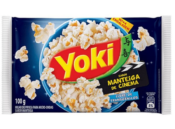 Pipoca Microondas Yoki Manteiga Cinema 100G
