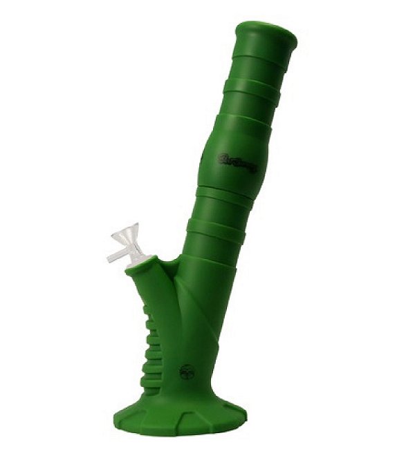 Bong de Silicone Slow Burning Ice Verde