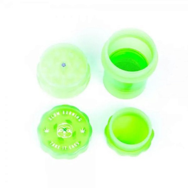 Dichavador Plastico Slow Burning Saver 4 Partes Verde