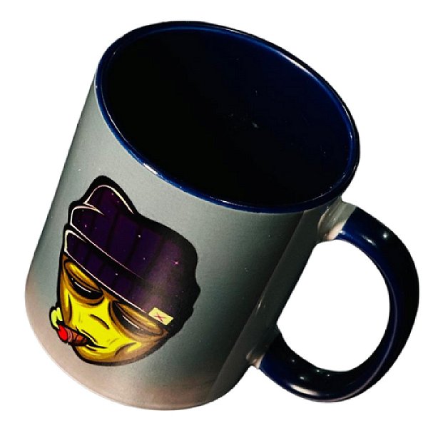 Caneca Azul Et Brisado