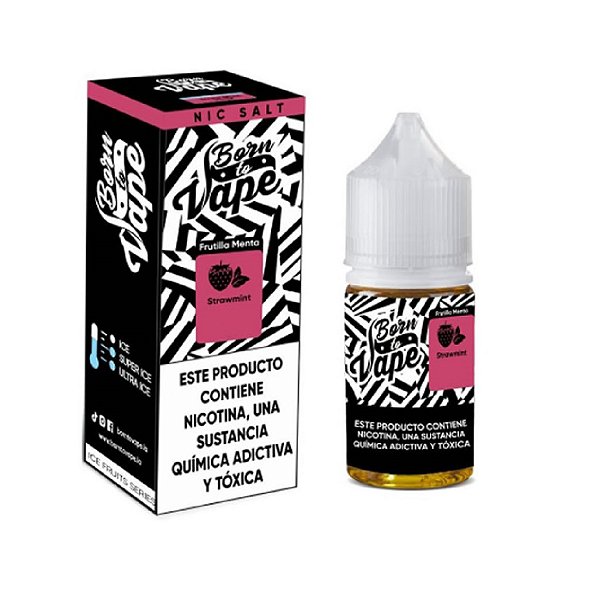 Salt Born To Vape Strawmint 35MG 30ML