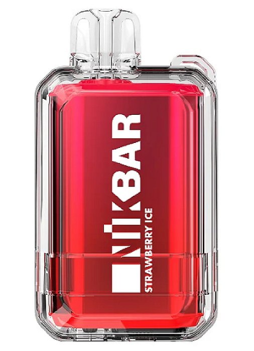 Nikbar 12000 Puffs Strawberry Ice