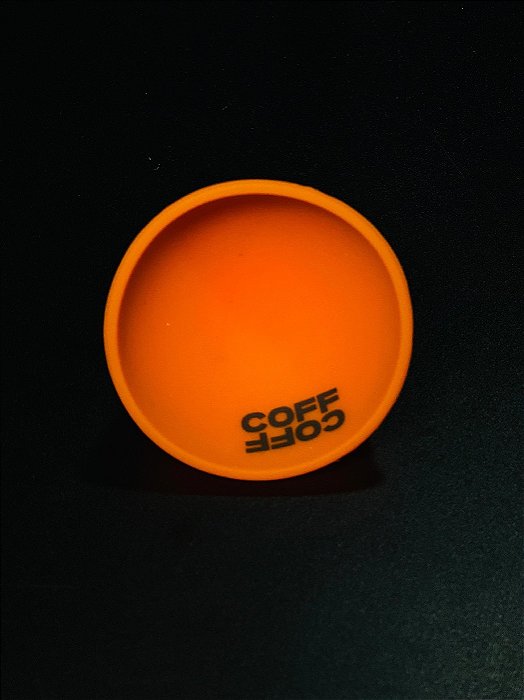 Cuia de Silicone Coff Coff Laranja