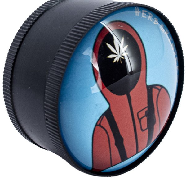 Dichavador Metal Herb Grinders Round 6 Azul