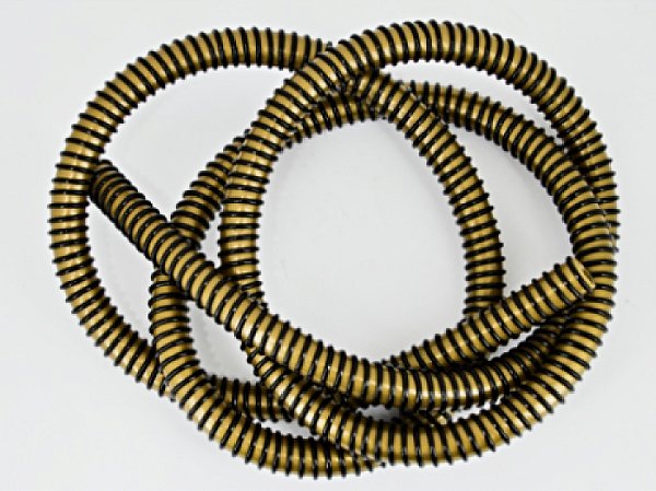 Mangueira Silicone Dourado Com Elo Preto