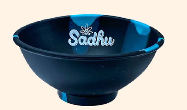 Cuia de Silicone Sadhu Preto/Verde