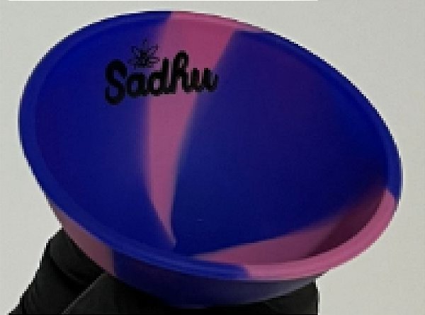 Cuia de Silicone Sadhu Azul/Rosa Queimado