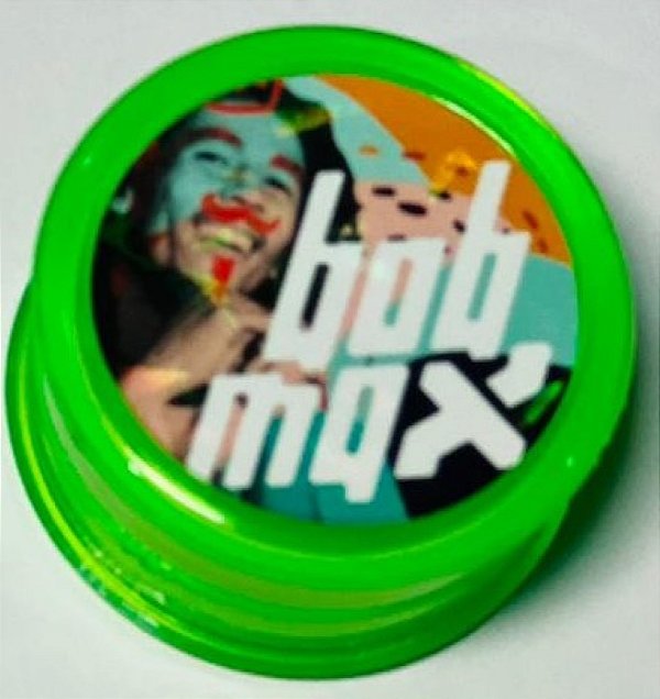 Dichavador Acrilico Bob Marley Pequeno Verde