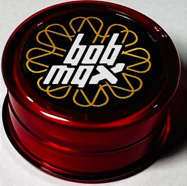 Dichavador Acrilico Bob Marley Pequeno Vermelho