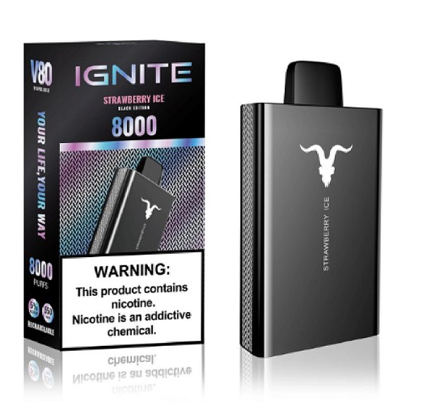 Ignite 8000 Puffs Strawberry Ice