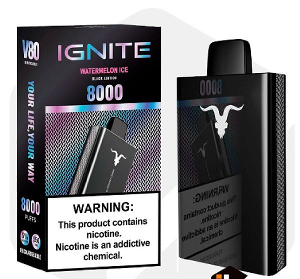 Ignite 8000 Puffs Watermelon Ice