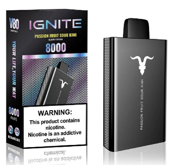 Ignite 8000 Puffs Passion Fruit Sour Kiwi
