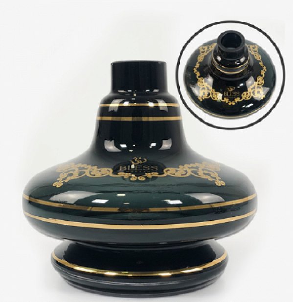 Jarro Bless Mini Lamp Preto 14cm