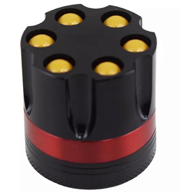 Dichavador Metal Tambor Revolver 38 Preto