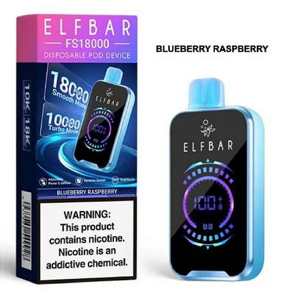Elfbar Fs18000 Blueberry Raspberry