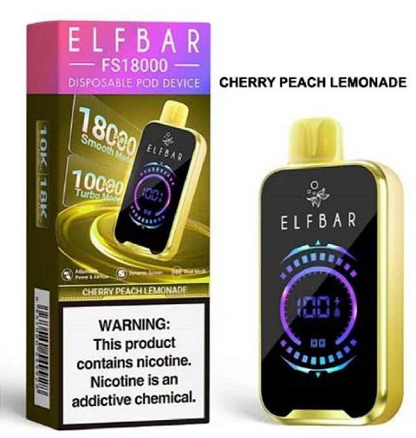 Elfbar Fs18000 Cherry Peach Lemonade