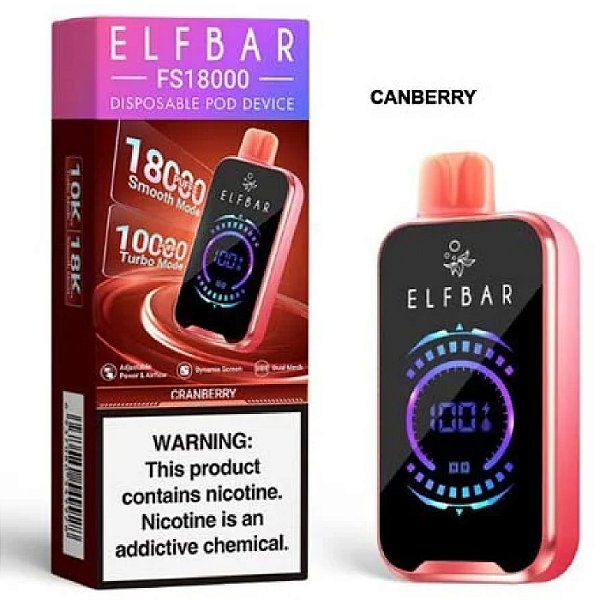 Elfbar Fs18000 Cranberry