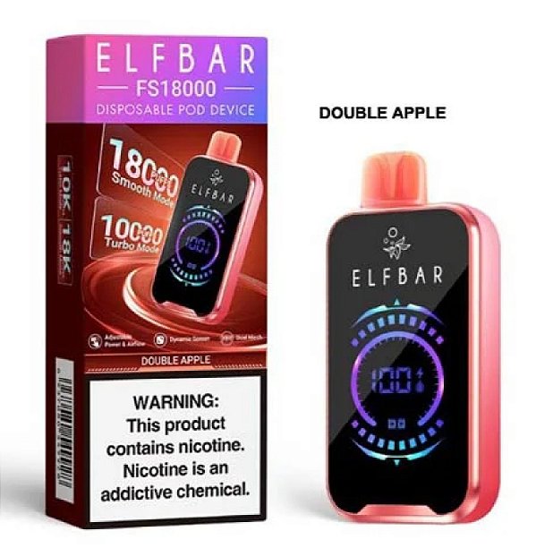 Elfbar Fs18000 Double Apple