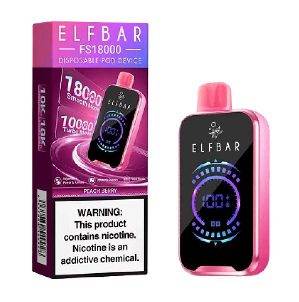 Elfbar Fs18000 Peach Berry