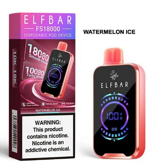 Elfbar Fs18000 Watermelon Ice
