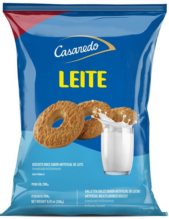 Biscoito Casaredo Rosca Ao Leite 250G