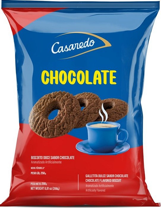 Biscoito Casaredo Rosca Chocolate 250G