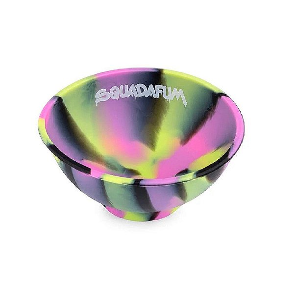 Cuia de Silicone Squadafum Roxo/Preto