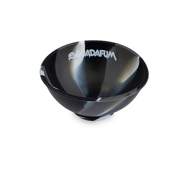 Cuia de Silicone Squadafum Preto/Cinza